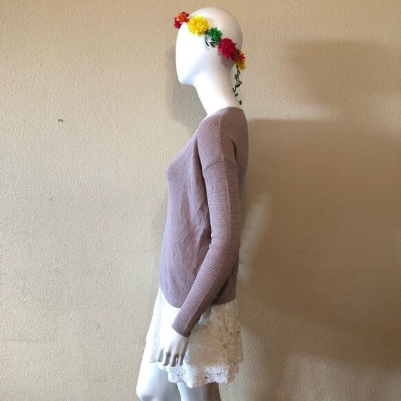 BP Textured Stitch V-Neck Pullover Size Small - Picture 3 of 8